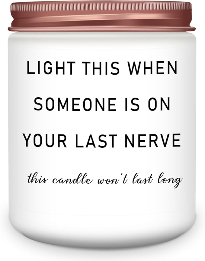 Homsolver Gifts for Women, Best Friend Birthday Christmas Friendship Gifts for Women, Sister, Friend, Mom, Bestie, Her, BFF, Coworker, Unique Woman Gift, Funny Lavender Scented Candle Gift - Bloomnest