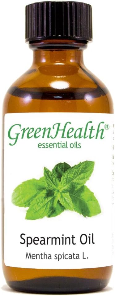 2 fl oz - Spearmint Essential Oil - 100% Pure Essential - GreenHealth Greenals