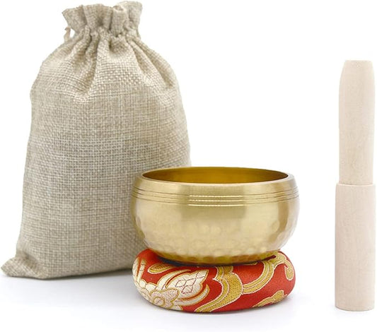 Singing Bowls, Tibetan Singing Bowl Set, Meditation Bowl, Sound Bowls-Easy To Play for Beginners - Bloomnest