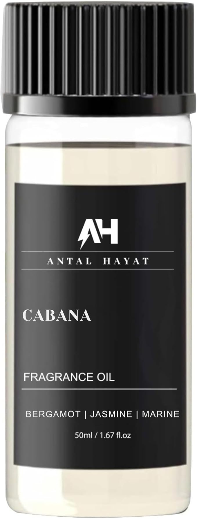 Cabana Diffuser Oil 50mL - Hotel Scented Essential Oils for Home - Lemon, Bergamot, Jasmine, Amber & Musk - Inspired by The Ritz Carlton - Antal Hayat Luxury Aromatherapy Oil - Bloomnest