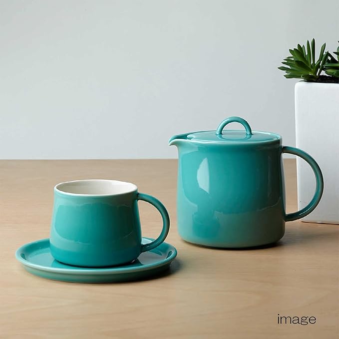 Four Life 622Sfm Dish Saucer, 5.9 inches (15 cm), Dunjou Seafoam - Bloomnest