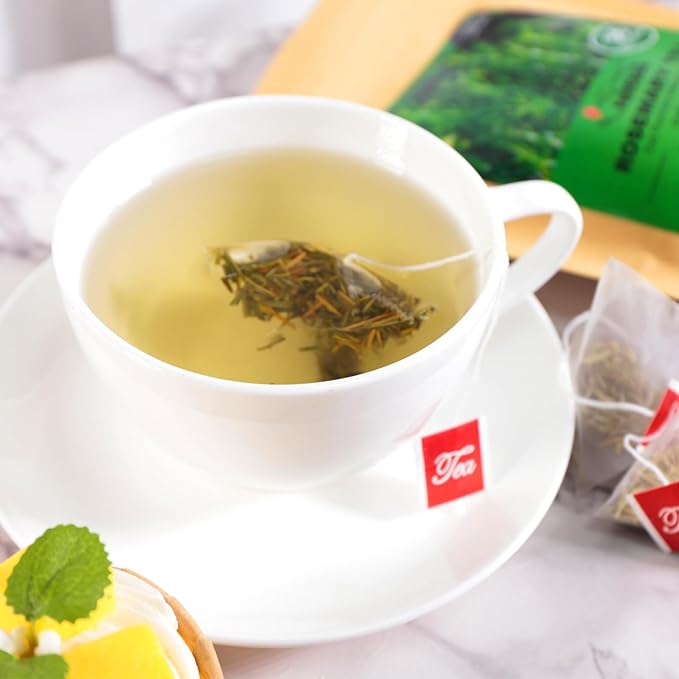 FullChea - Rosemary Tea Bags, 36 Teabags, 1.5g/bag - Premium Dried Rosemary Leaves - Cultivated From Egypt - Non-GMO - Caffeine-free - Distinct Flavor & Support Digestion - Bloomnest