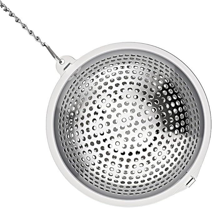 Food Grade 304 Stainless Steel Mesh Tea Ball 2.1 Inch Tea Infuser Strainer Filter Diffuser for Loose Tea - Bloomnest