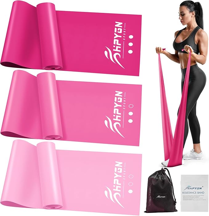Resistance Bands, Exercise Bands, Physical Therapy Bands for Strength Training, Yoga, Pilates, Stretch Elastic Band with Different Strengths, Workout Bands for Home Gym - Bloomnest