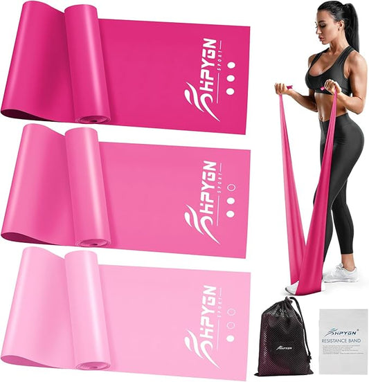 Resistance Bands, Exercise Bands, Physical Therapy Bands for Strength Training, Yoga, Pilates, Stretch Elastic Band with Different Strengths, Workout Bands for Home Gym - Bloomnest
