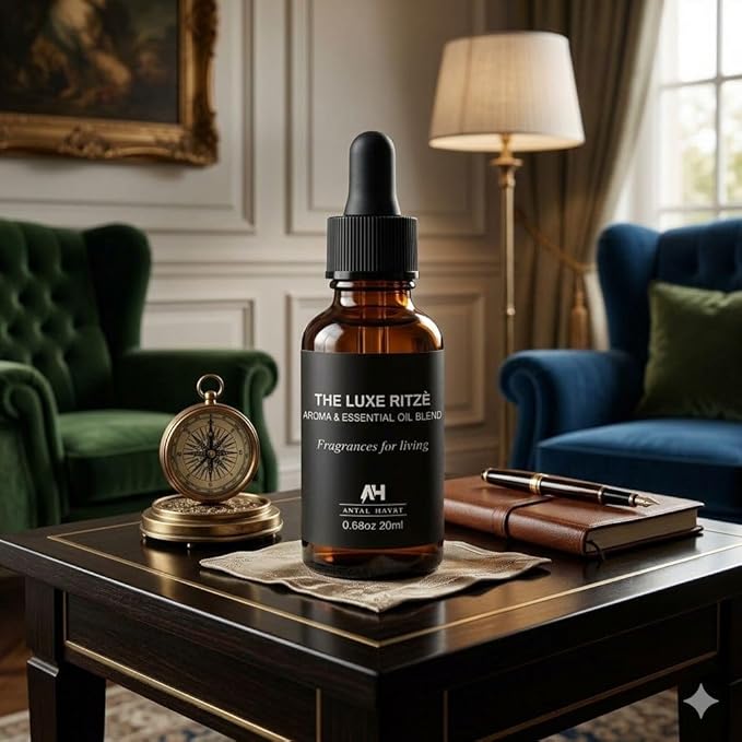 Hotel Scent Oil Inspired by The Ritz Carlton Hotel - Luxury Citrus Diffuser Oil - Ritz Carlton Scent Diffuser Oil - Hotel Scents for Home - 20mL Glass Bottle & Dropper for Waterless Diffusers ANTALHAYAT