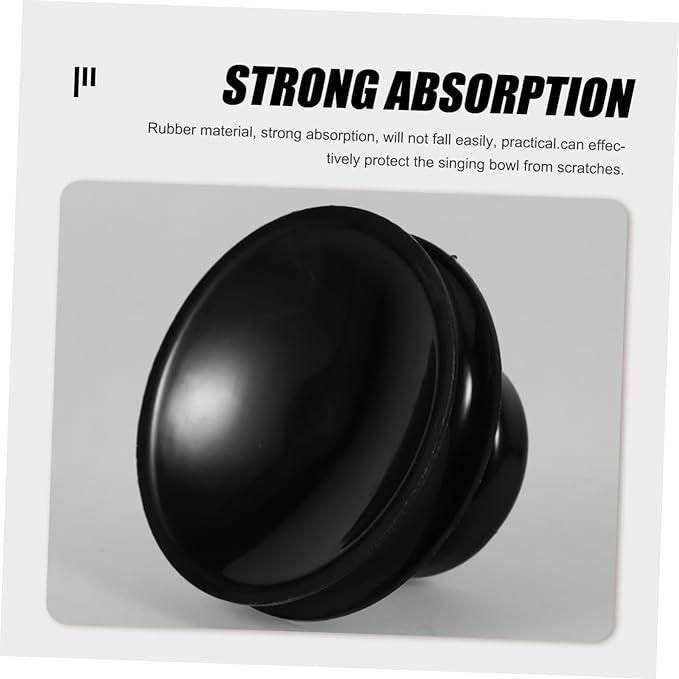 1pc Suction Bowl Sound Bowl Supply Buddhist Bowl Lifter Unique Suction Tool Lifting Handle for Sound Bowl Lifting Handle Singing Bowl Accessory Rubber Portable Cup - Bloomnest