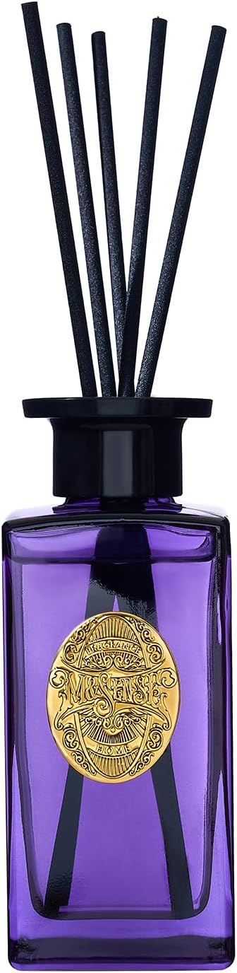 M&SENSE 6.3 oz Large Reed Diffuser Set | Lavender Glow Scent Oil Diffuser with Sticks | Hotel Collection Non-Toxic Essential Oil |for Bedroom Bathroom Living Room - Bloomnest