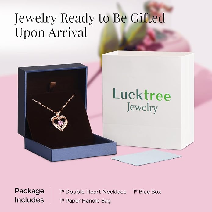 18K Rose Gold Necklaces for Women Birthday Gifts for Women Jewelry for Women Birthday Gifts for Wife Girlfriend Daughter Wife Birthday Gifts for Anniversary Mothers Day Christmas Valentines Gifts - Bloomnest