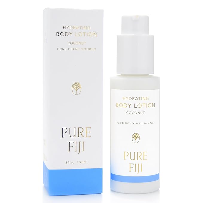 PURE FIJI Hydrating Body Lotion Travel Size, Coconut (3oz/90ml) - Bloomnest