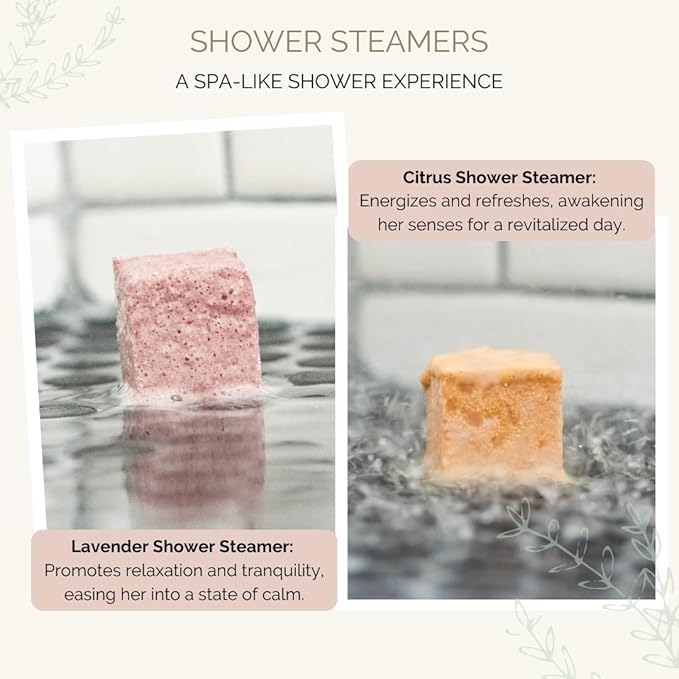 Self Care Gift Basket for Mom: New Mommy Care Package Pampering Gift Set with Bath Accessories and Natural Skincare Products. Our Spa Day Kit for Women is the ideal Birthday Gift Basket for her. - Bloomnest