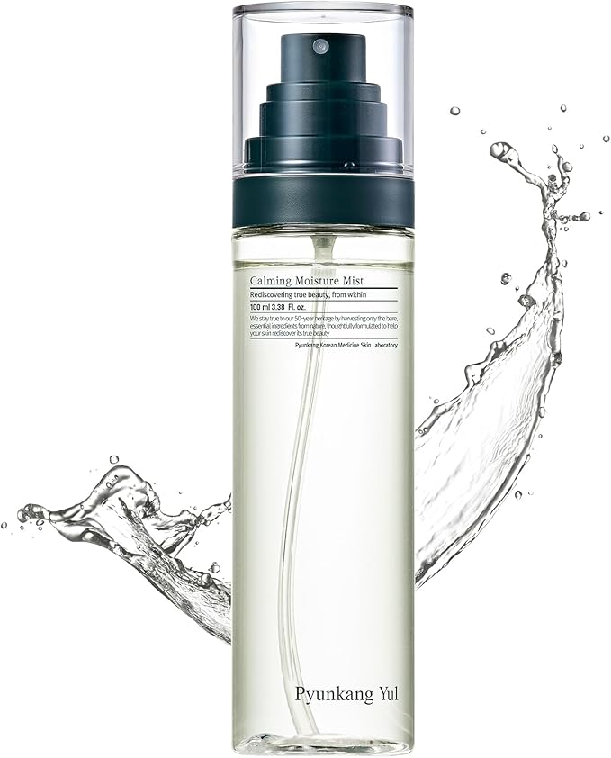 Pyunkang YUL PKY Calming Moisture Mist - Facial Spray with AHA & PHA, Tea Tree That Hydrates & Soothes - Astringent for Face - Korean Face Skin Care Mist for Sensitive Skin - 100ml 3.38 Fl.Oz. - Bloomnest