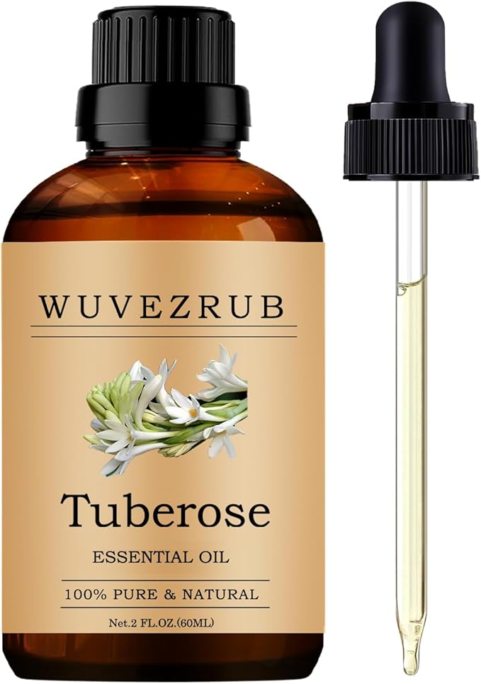 Tuberose Essential Oils, 60ML Pure and Natural Essential Oil for Aromatherapy Diffuser - Tuberose /2 Fl Oz - Bloomnest