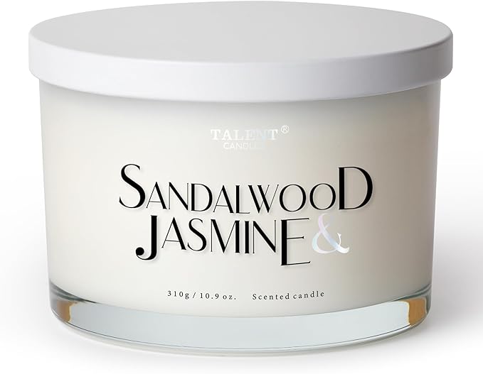 Scented Candles for Home - Large 3 Wick Jar Candles - Natural Soy Wax Candles Gifts for Women & Men - Aromatherapy Aesthetic Candles - Bloomnest