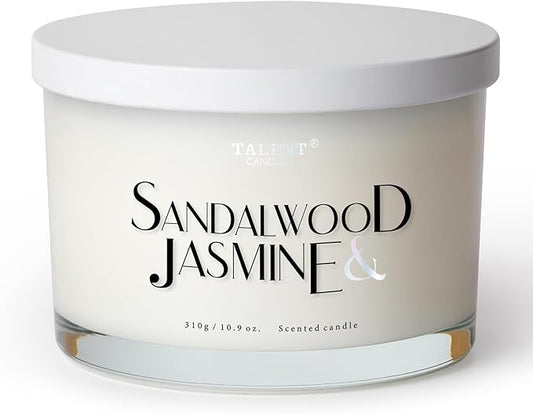 Scented Candles for Home - Large 3 Wick Jar Candles - Natural Soy Wax Candles Gifts for Women & Men - Aromatherapy Aesthetic Candles - Bloomnest