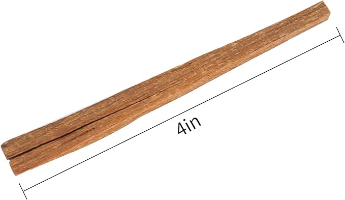 Sandalwood Stick Palo Santo 20 Holy Sticks,Wild Harvested High Resin Smudging Sticks,Perfect Smudge Stick for Mediation Yoga or Prayer (4 Inches).