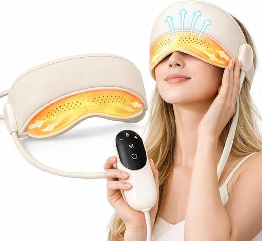 YETEE Head Massager with Heat,Head Massager for Headaches, Eye and Scalp Massager, Comfort Focused Massage Device, 3 Heat Levels, 4 Massage Modes, 6 Airbag Massage Zones Bloomnest