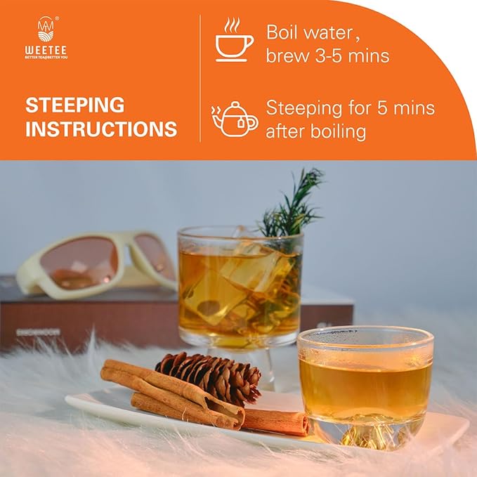 WT WEETEE Burdock Root Tea Bags, Made with 100% Pure Burdock Root, Rich in Antioxidants, Naturally Caffeine-free Herbal Tea, 100 Count - Bloomnest