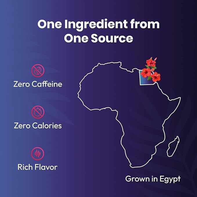 Organic Hibiscus Tea -100 Tea Bags | Organic Herbal Tea From Single Origin | Eco-Friendly Tea Bags | Non-GMO Caffeine Free Tea With Zero Sugar | Cederberg Tea Company - Bloomnest