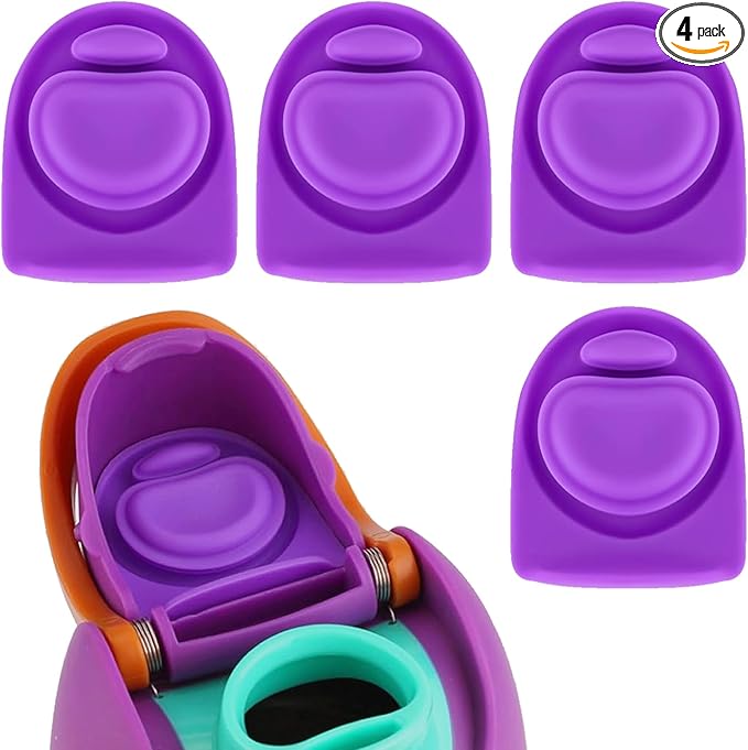 4pcs Replacement Stopper Seal Compatible with Owala FreeSip 24oz 32oz,Water Bottle Lid Insert Cap Silicone Seal Parts for Owala 16/19/24/32/40oz Spout Gasket Mouth piece Accessories F4 Frokolla