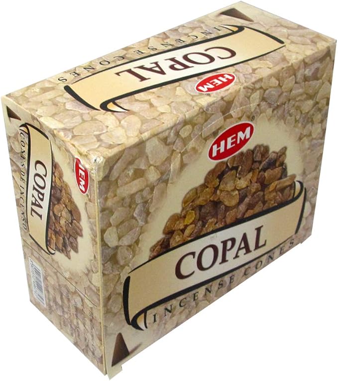 TRUMIRI Copal Incense Cones & Cone Incense Burner Bundle: 120 Pieces (12 Packs of 10)