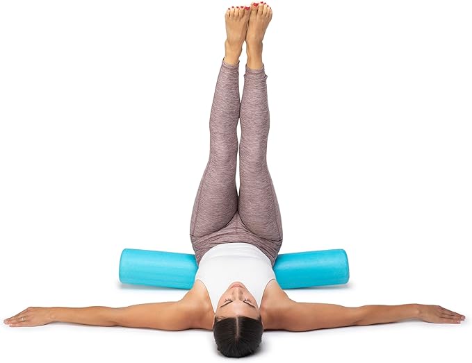 OPTP PRO-Roller Super Soft Density Foam Roller 36 in - Light Blue Low Density Foam Roller for Exercise, Gentle Massage, and Physical Therapy 36" x 6" Round - Bloomnest