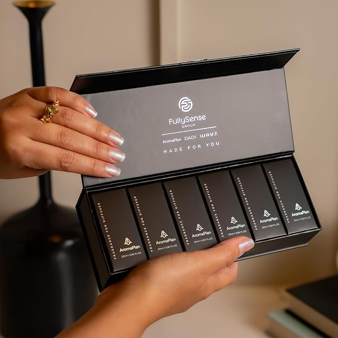 AromaPlan Home Luxury Scents, Hotel Premium Collection Set- 5 Star Hotel Collection- Natural, Non-Toxic Cold Air Diffuser Oil - Gift Ready, Diffuser Oils Scent (6 Pack/ 0.85 fl.oz (25 ml) - Bloomnest