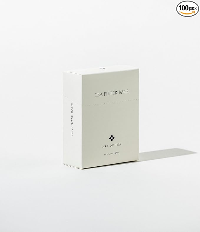 Art of Tea | Filter Bags 4" by 3.5"| Single Use | 100 Count | Works With Coffee or Tea - Bloomnest