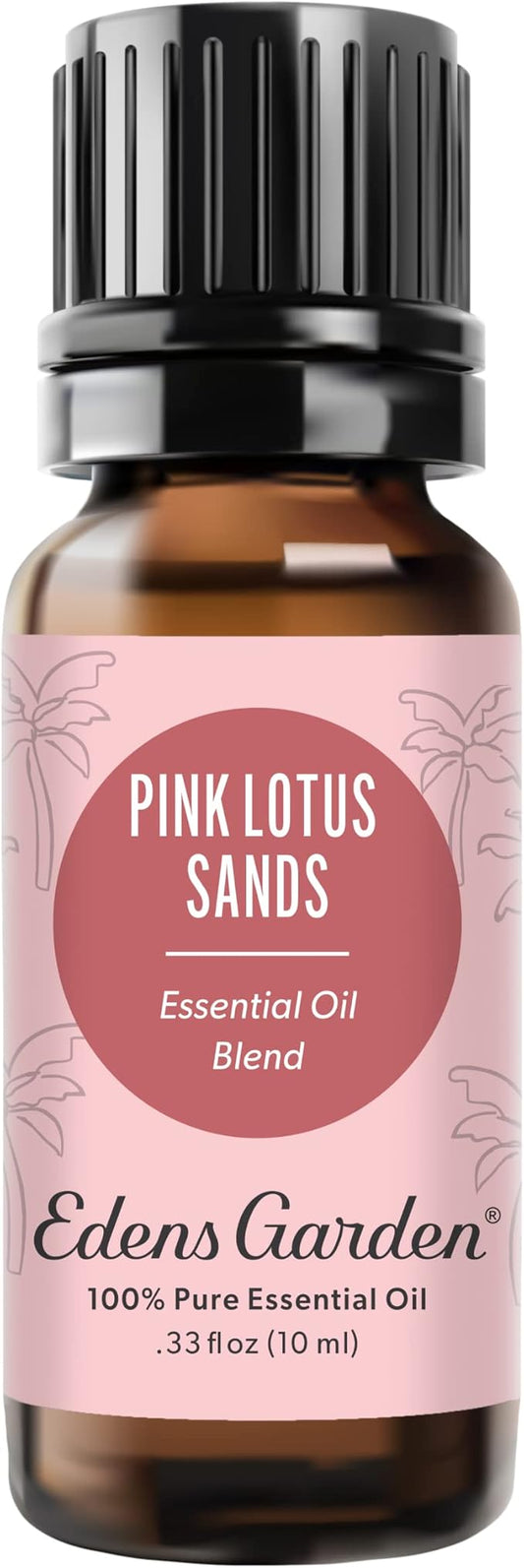 Edens Garden Pink Lotus Sands Essential Oil Blend- 100% Pure Premium Grade, Undiluted, Natural, Therapeutic, Aromatherapy, The Best for Diffusing, Skin, Candle, Laundry 10 ml (.33 fl oz) - Bloomnest