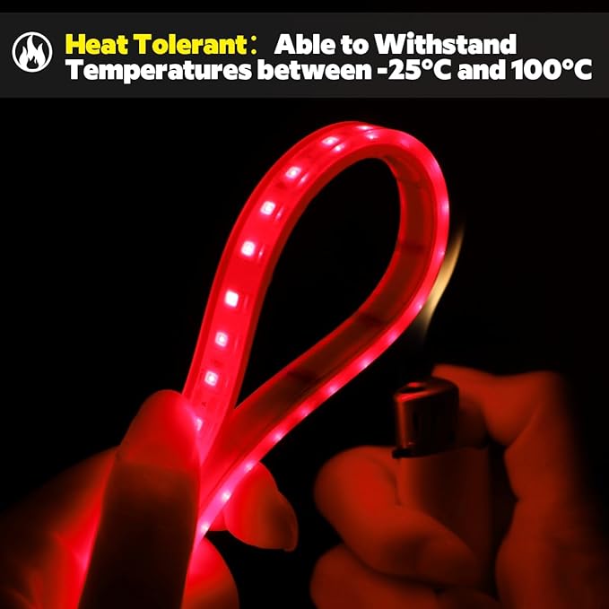 660nm Red Light Sauna LED Strip, Heat-Resistant IP68 Waterproof Flexible LED Tape Light, 24V 600 LEDs 5m/16.4Ft for Relaxation and General Lighting Use (660nm Red)