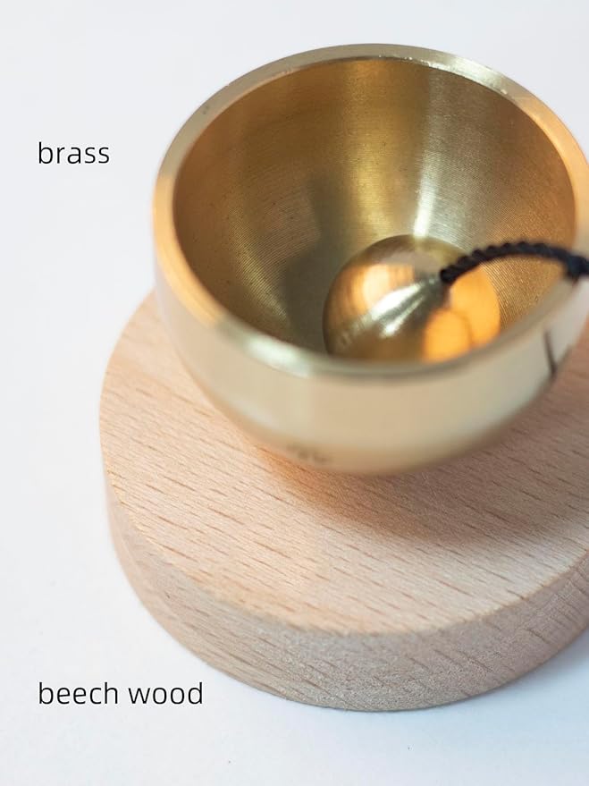 MIni Singing Bowl Set Meditation Sound Bowl for Yoga, Meditation & Relaxation, Mindfulness,Chakra Healing, Stress Relief, Self-Regulation, Unique Spiritual Gifts for Women and Men (SMALL SIZE) Bloomnest