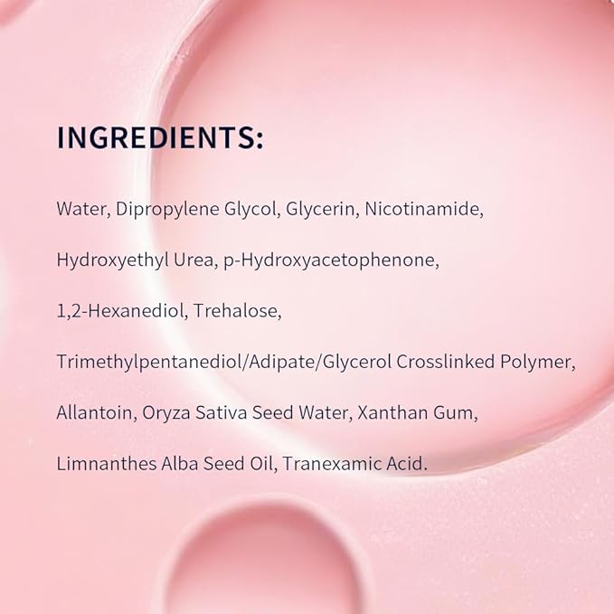 REAL DEEP HYALURONIC ACID GLOW MASK - Hydrating & Brightening Face Mask for Dry/Combination Dry Skin, Reduces Dullness & Fatigue, Camellia Fabric, 24H Moisturization - Bloomnest
