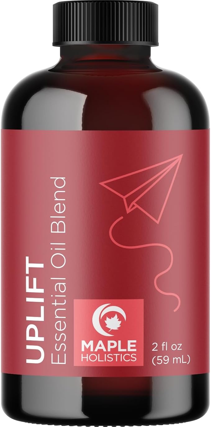 Uplift Aromatherapy Essential Oil Blend - Happy Essential Oil Blend of Calming Essential Oils for Diffusers for Home and Travel with Citrus Essential Oils and Pure Aromatherapy Oils for Diffusers 2oz - Bloomnest