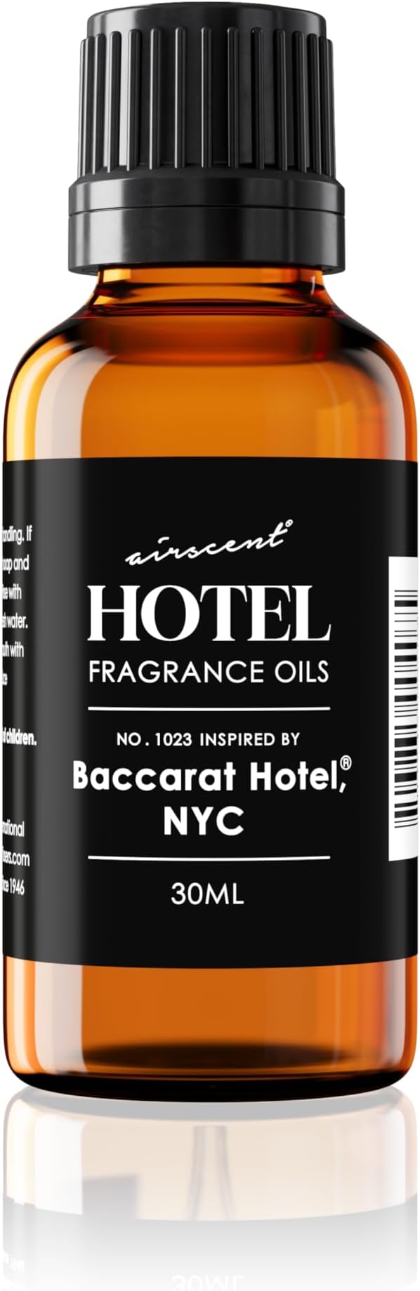 AirScent Hotel Diffuser Oil No. 1023 Inspired by The Baccarat Hotel Scent - Love Affair Fragrance Oil for Ultrasonic and Waterless Diffusers and Crafting - 30 mL, 1 fl oz Glass Bottle with Dropper Airscent