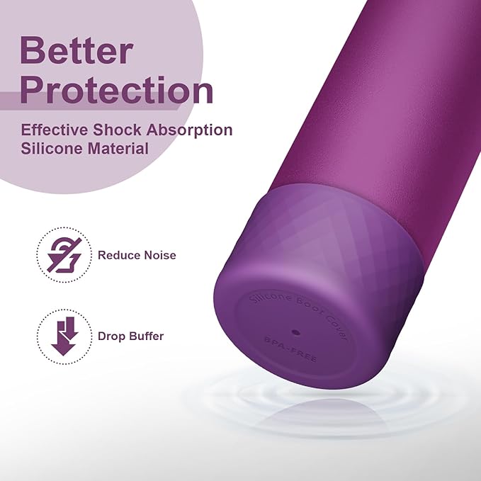 2PCS Silicone Water Bottle Boot for Owala 24oz 32oz 40oz, Anti-Slip Protective Sleeve Bottom Bumper Protector for FreeSip, Twist, and Flip Stainless Steel Water Bottles Alwenid
