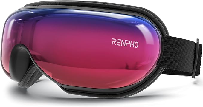 RENPHO Eyeris 1 Eye Massager with Heat, Christmas Birthday Gifts for Women Men Mom Dad Her Him, FSA Eligible HSA Eye Mask for Migraine, Smart Sleep Mask for Dry Eyes Relax, Reduce Strain - Bloomnest