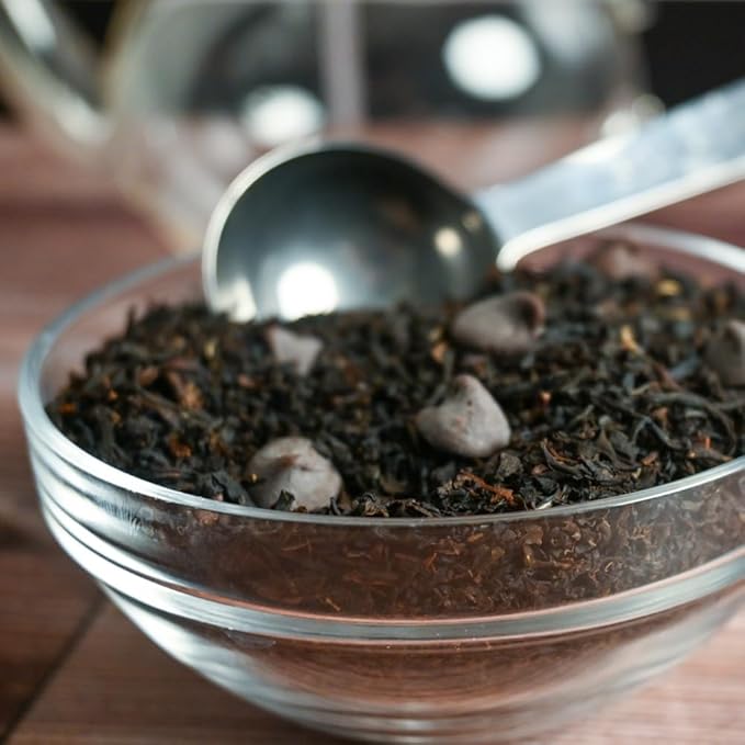 Organic Positively Tea Company, Choco Coco Joy Black Tea, Loose Leaf, 16 Ounce - Bloomnest