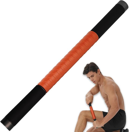 Muscle Roller Massage Stick for Legs Massager Roller-Calf Roller Deep Tissue Release Muscle Soreness, Trigger Points for Legs, Neck, Calves, Thighs, Shins, Back (Orange)