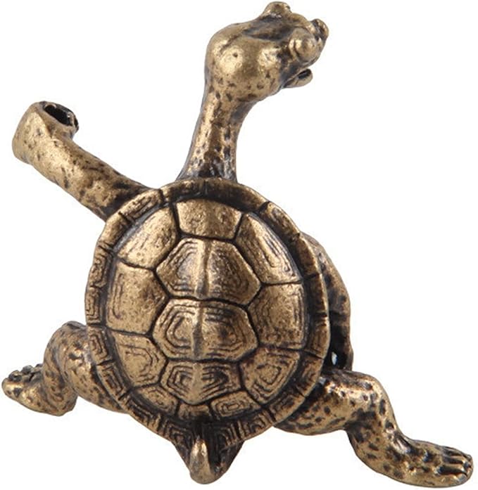 Turtle Incense Stick Holder Exquisite Sleep Aid Handcrafted Beautiful Censer Holder Home Decor Antique Bronze - Bloomnest