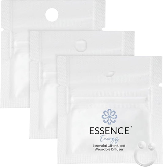 Essence Wearable Aromatherapy Nasal Diffuser – Energy Blend Essential Oil Nose Ring – Personal Scent Clip for Travel, Work & Everyday Use – Made in USA (3 Pack) - Bloomnest