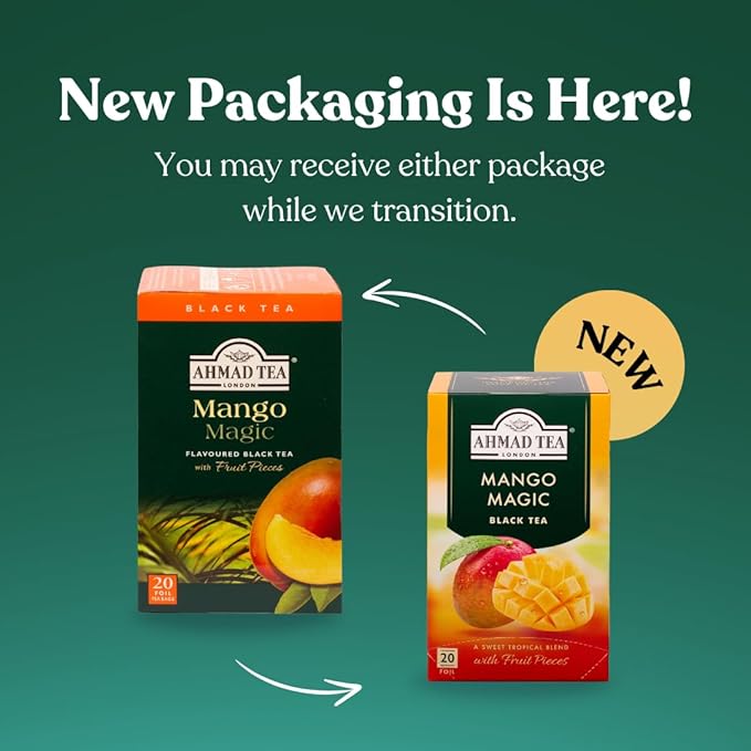 Ahmad Teas - Mango Black Tea 1.4oz - 20 Tea Bags - Bloomnest