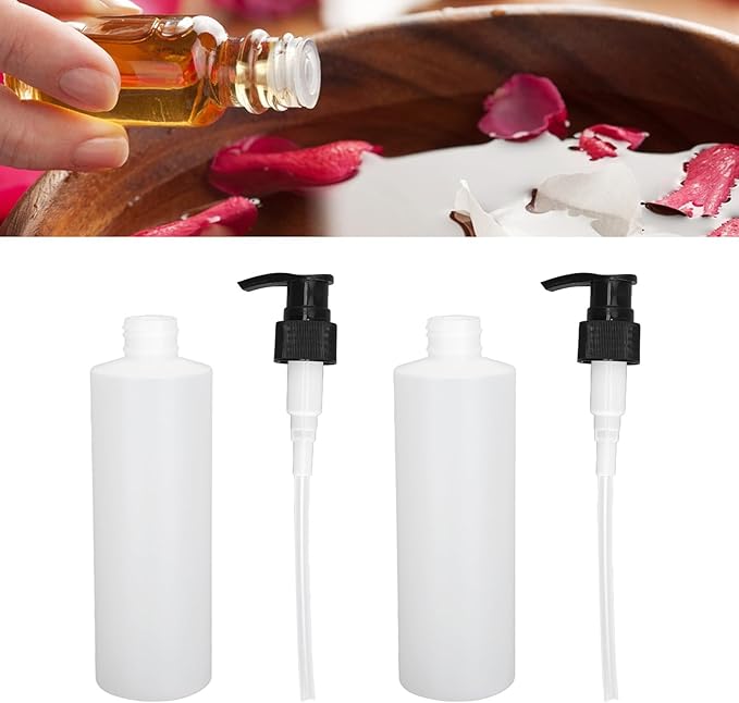 2PCS Massage Oil Dispenser, Reusable Bottles, Heater Pump and Replacement Accessories for Oil Warmer - Bloomnest