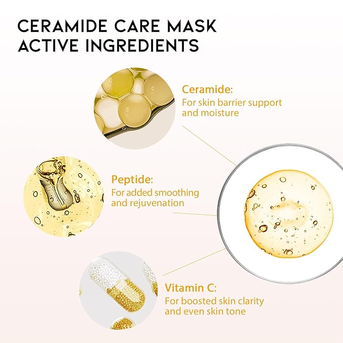 50Combo Korean Face Sheet Mask Gift Pack, Hydrating, Calming, Brightening, Smooting, Rejuvenating, EVE Vegan, Cica, Hyaluron, Retinol, Ceramide, Collagen - Bloomnest