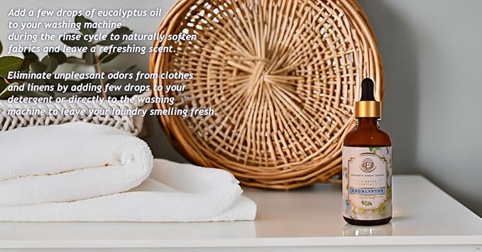 Luxurious Eucalyptus Essential Oil by Enhanced Essentials|Highly Concentrated,Organic & Slow Distilled Oils for Home,Diffusers,Bath,Gifting,Soap & Candle Making|Ideal for Business| 3.38 fl oz (100 ml) Bloomnest