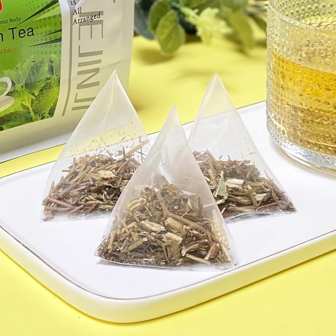 XIEJINJI Lemon Balm Tea, 2.2g X 40 Count, 100% Pure Natural Lemon Balm, Calming and Digestion Support, Eco-Conscious Tea Bags, Non-GMO, Caffeine Free - Bloomnest