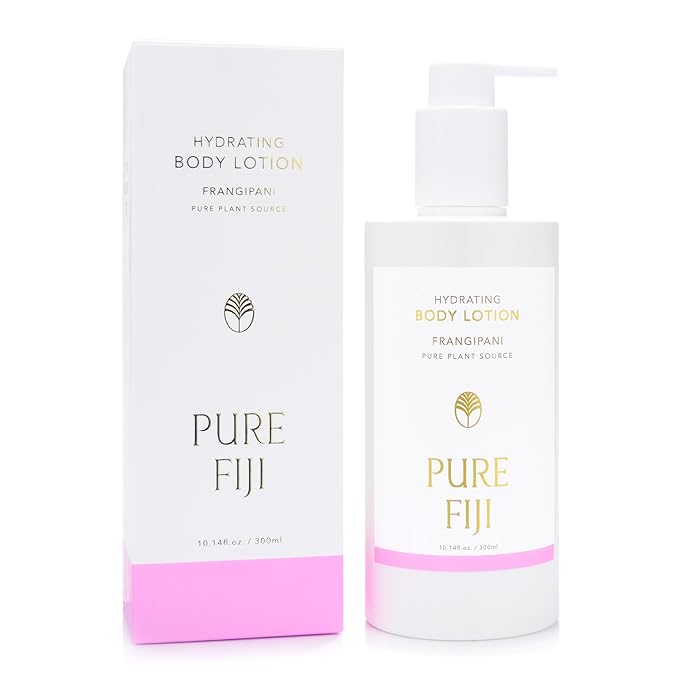 PURE FIJI Hydrating Body Lotion, Frangipani (10.14 Fl.Oz /300ml)
