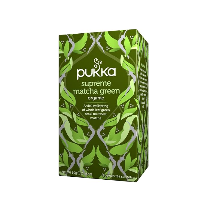 Pukka Tea Bags, Organic (Elderberry + Echinacea, Matcha Green,Chamomile Vanilla & Manuka Honey, & Three Ginger) (1ea) (Variety Pack) - Bloomnest