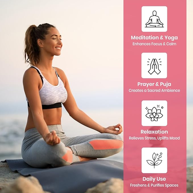 Backflow Incense Cones for Waterfall | 60 Cones 6 Scents | Palo Santo Sandalwood Lavender White Sage Rose Cinnamon | Natural Variety Pack for Aromatherapy, Meditation & Yoga Bloomnest