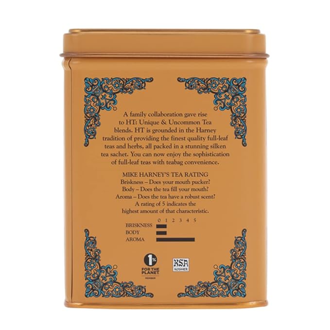 Harney & Sons Decaf Hot Cinnamon Tea, Tea Sachets | 20 Sachets | 1.4 oz | Pack of 2 - Bloomnest