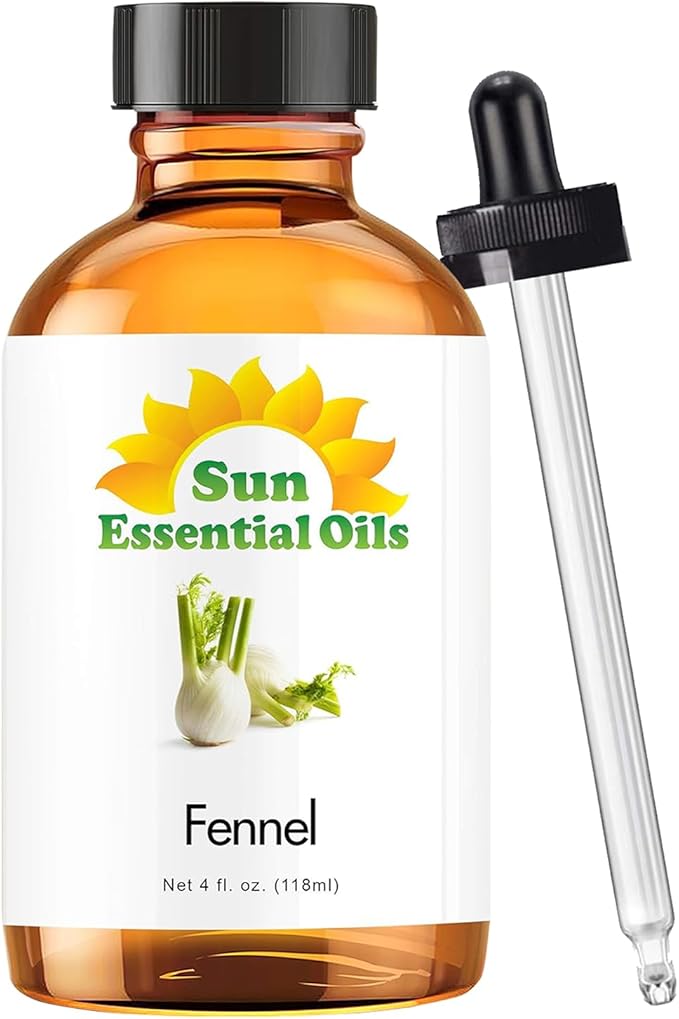 Sun Essential Oils Fennel Essential Oil – Pure Aromatherapy for Diffusers (4 oz) - Bloomnest